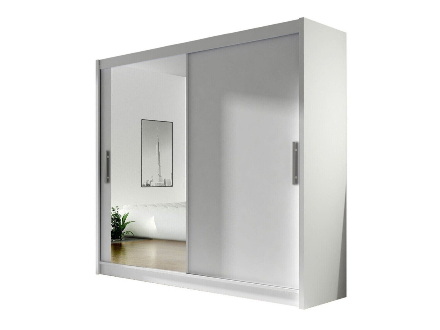 Garderobeskab Closico Pallor VI (Hvid)