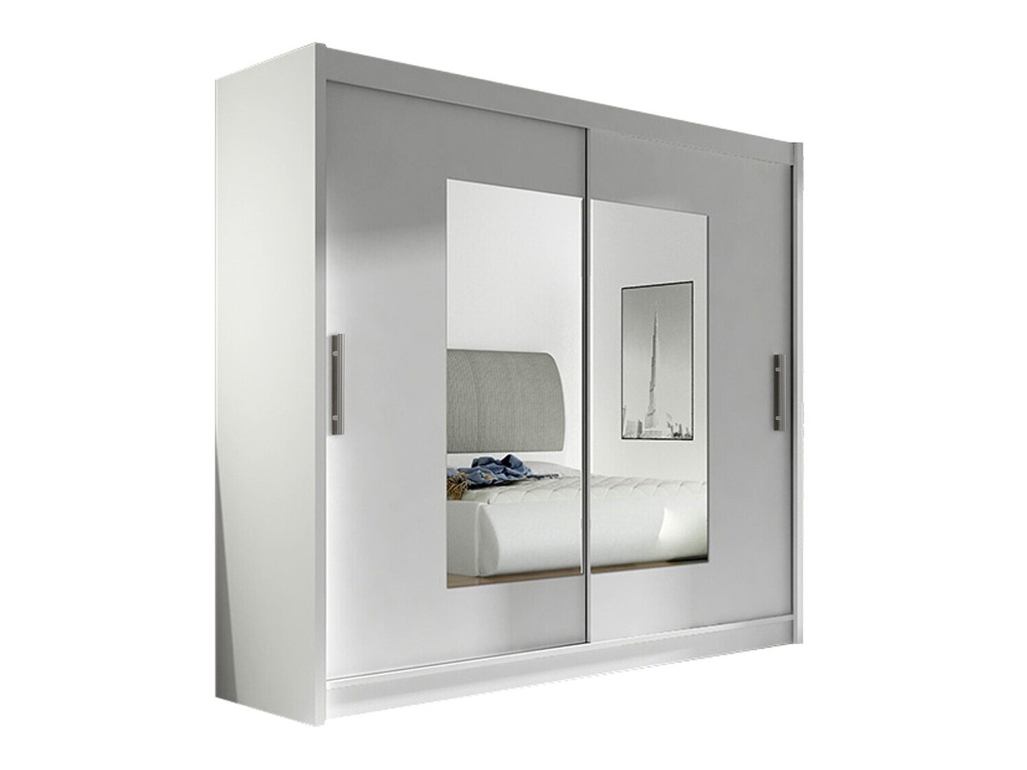 Garderobeskab Closico Pallor VII (Hvid)