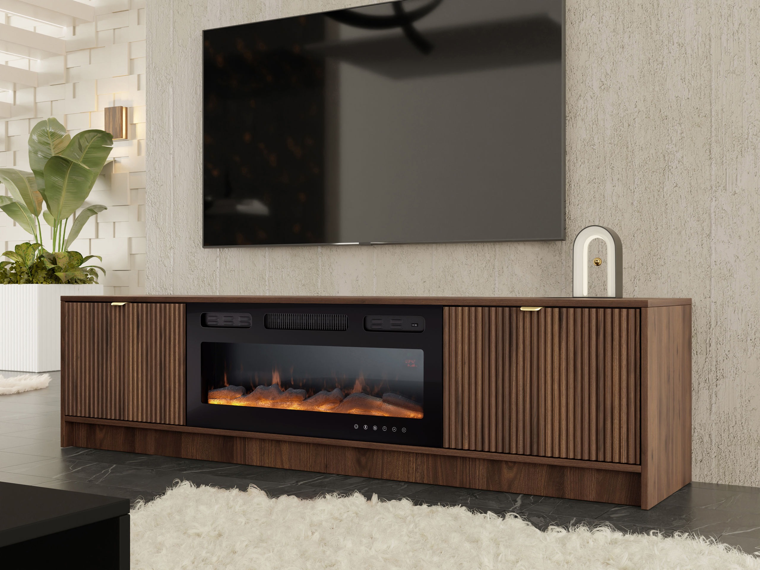 TV-bord Comfivo Papilio II (Valnød)
