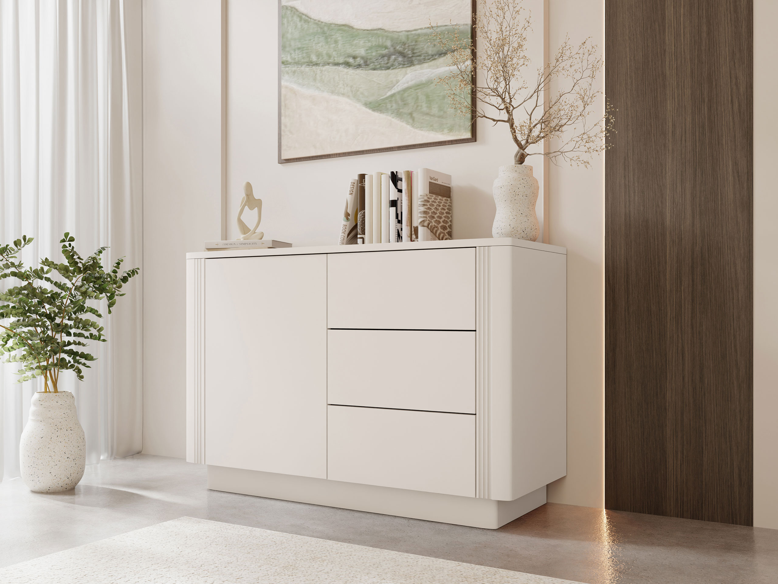 Kommode Comfivo Arbal (Beige)