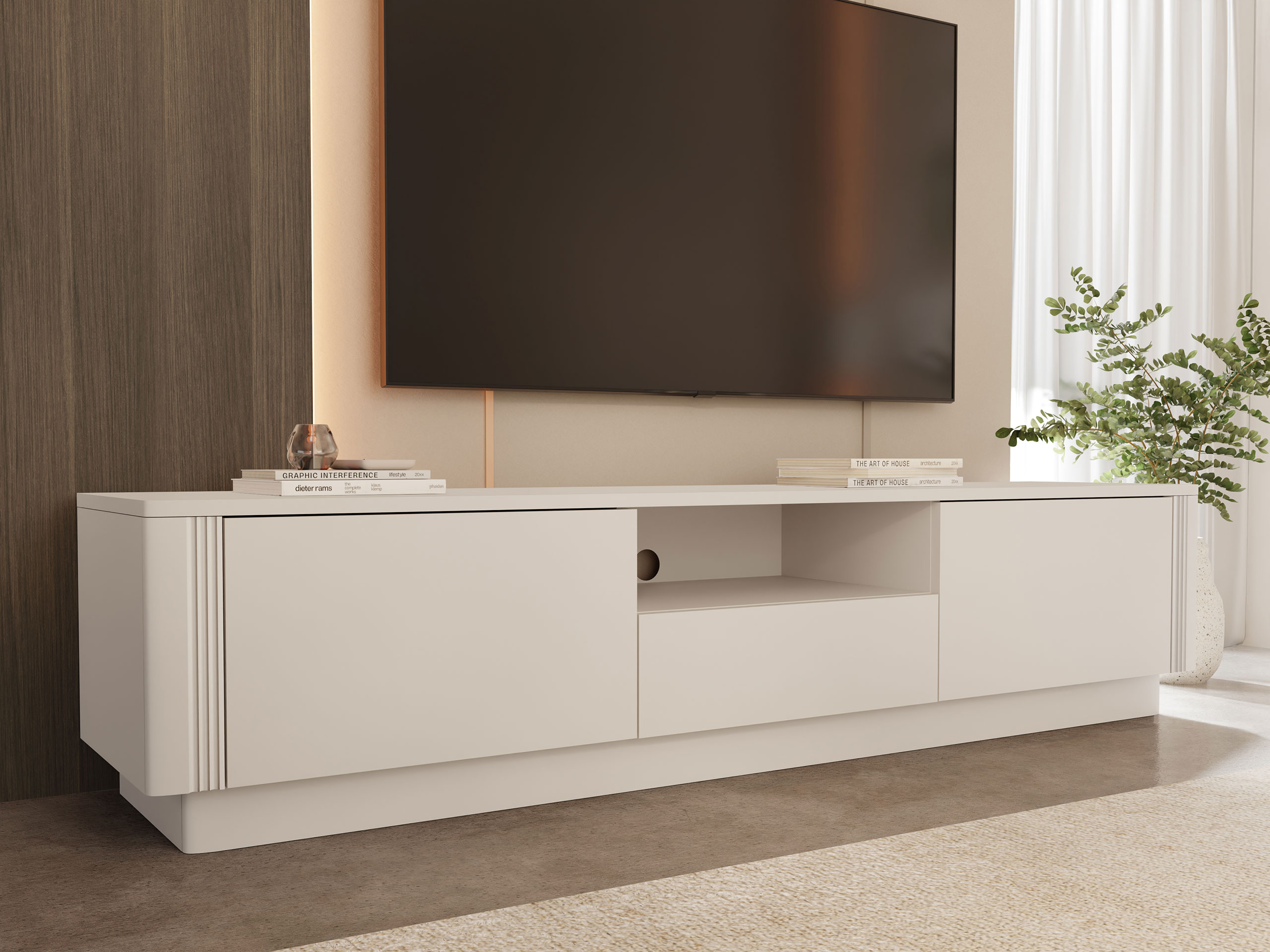 TV-bord Comfivo Arbal (Beige)