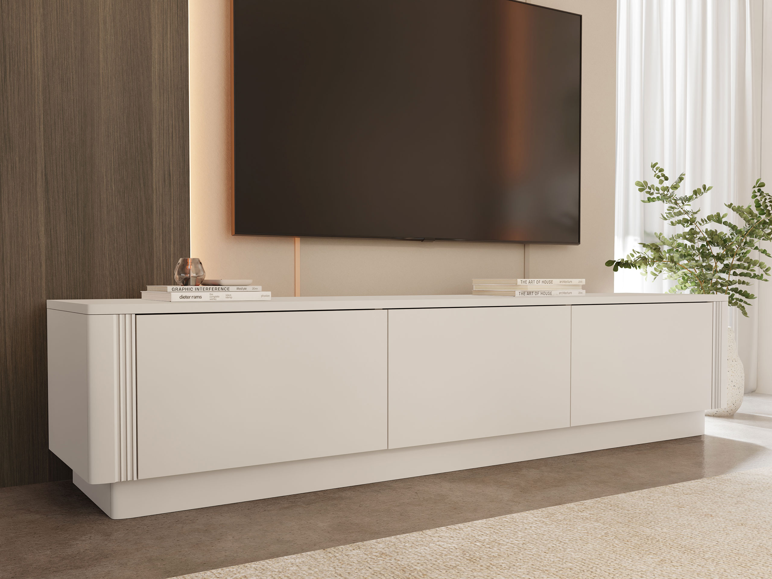 TV-bord Comfivo Arbal I (Beige)