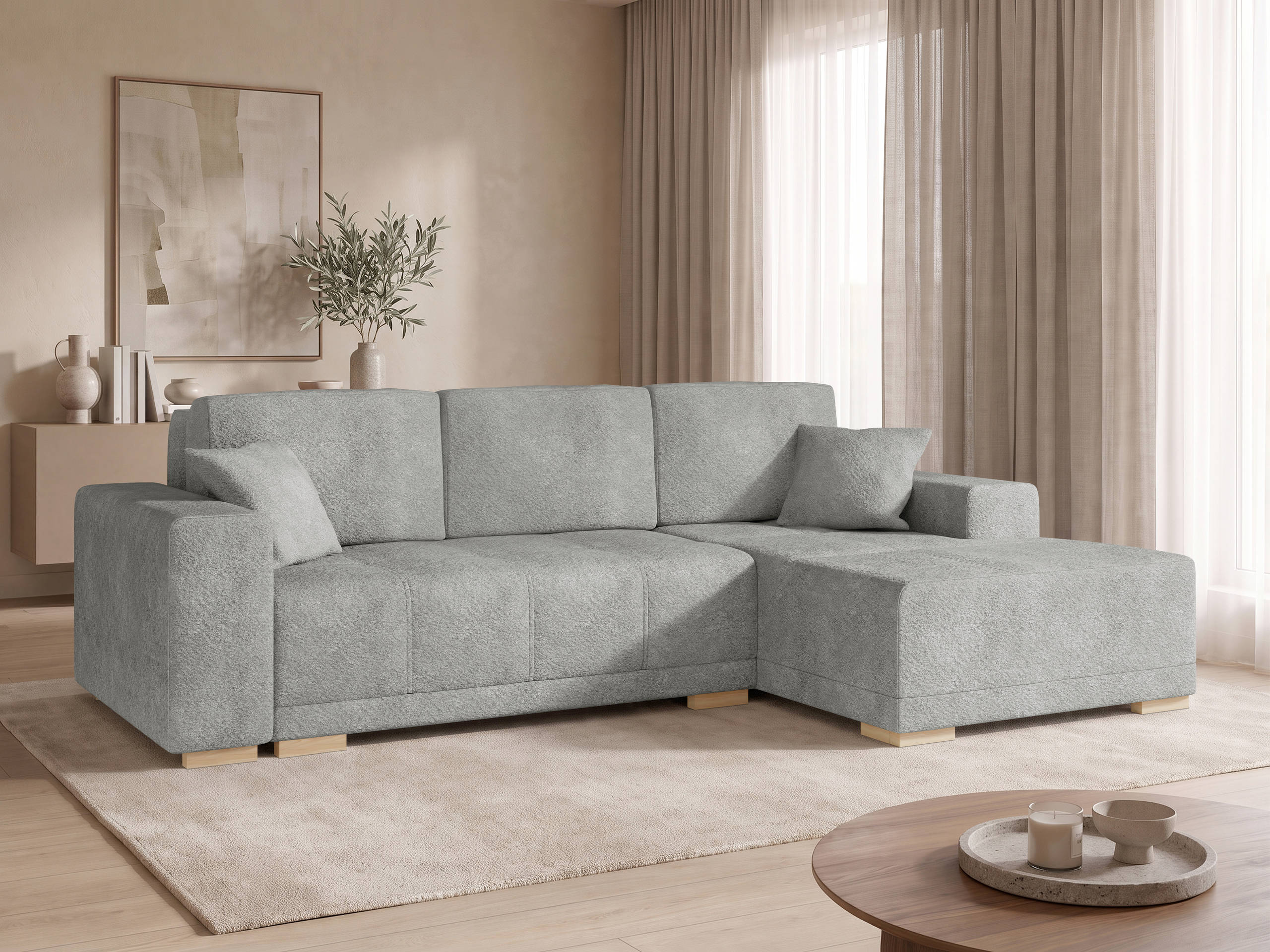 Hjørnesofa Columbus 268 (Coral 75)