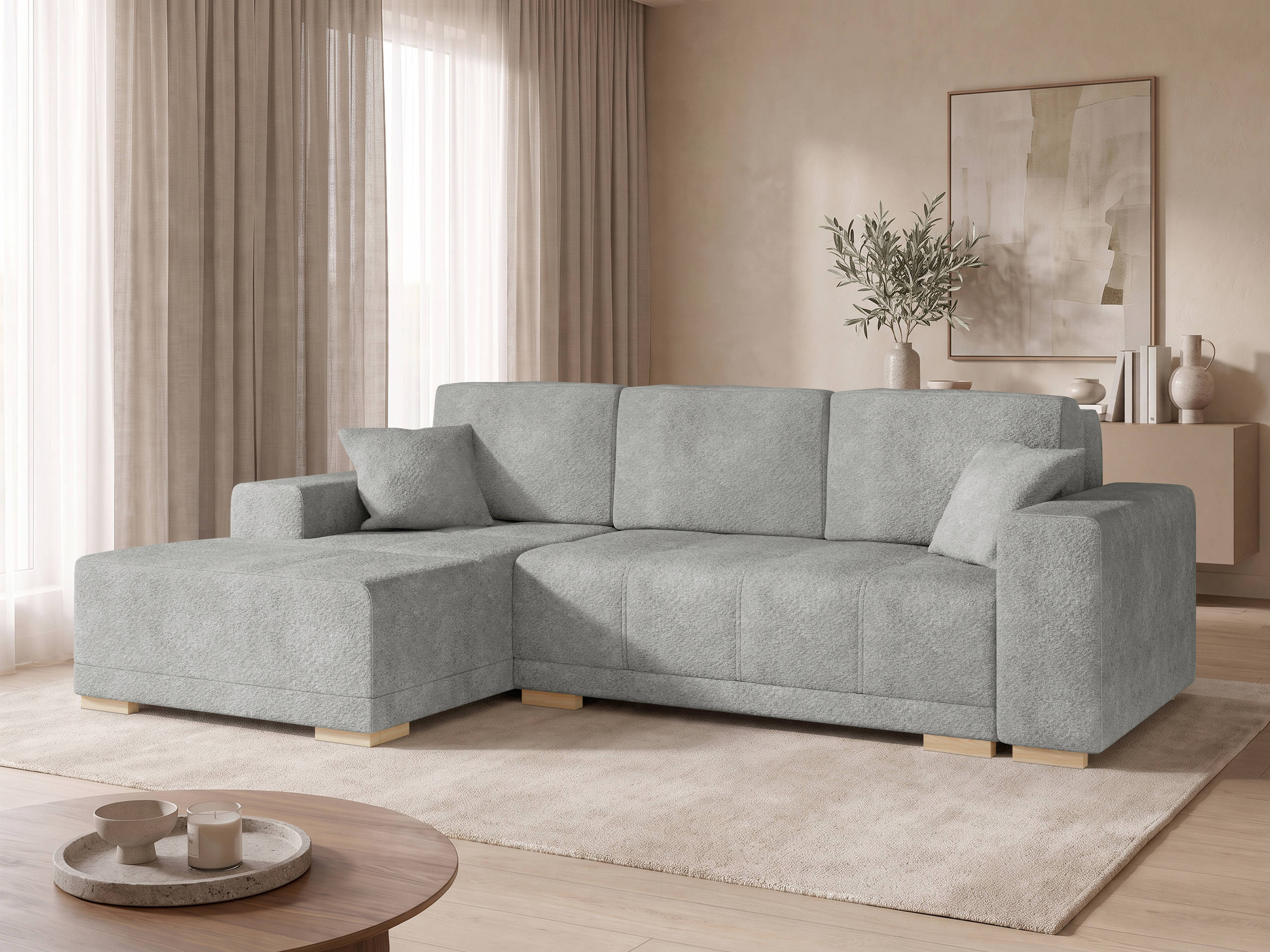 Hjørnesofa Columbus 268 (Coral 75)