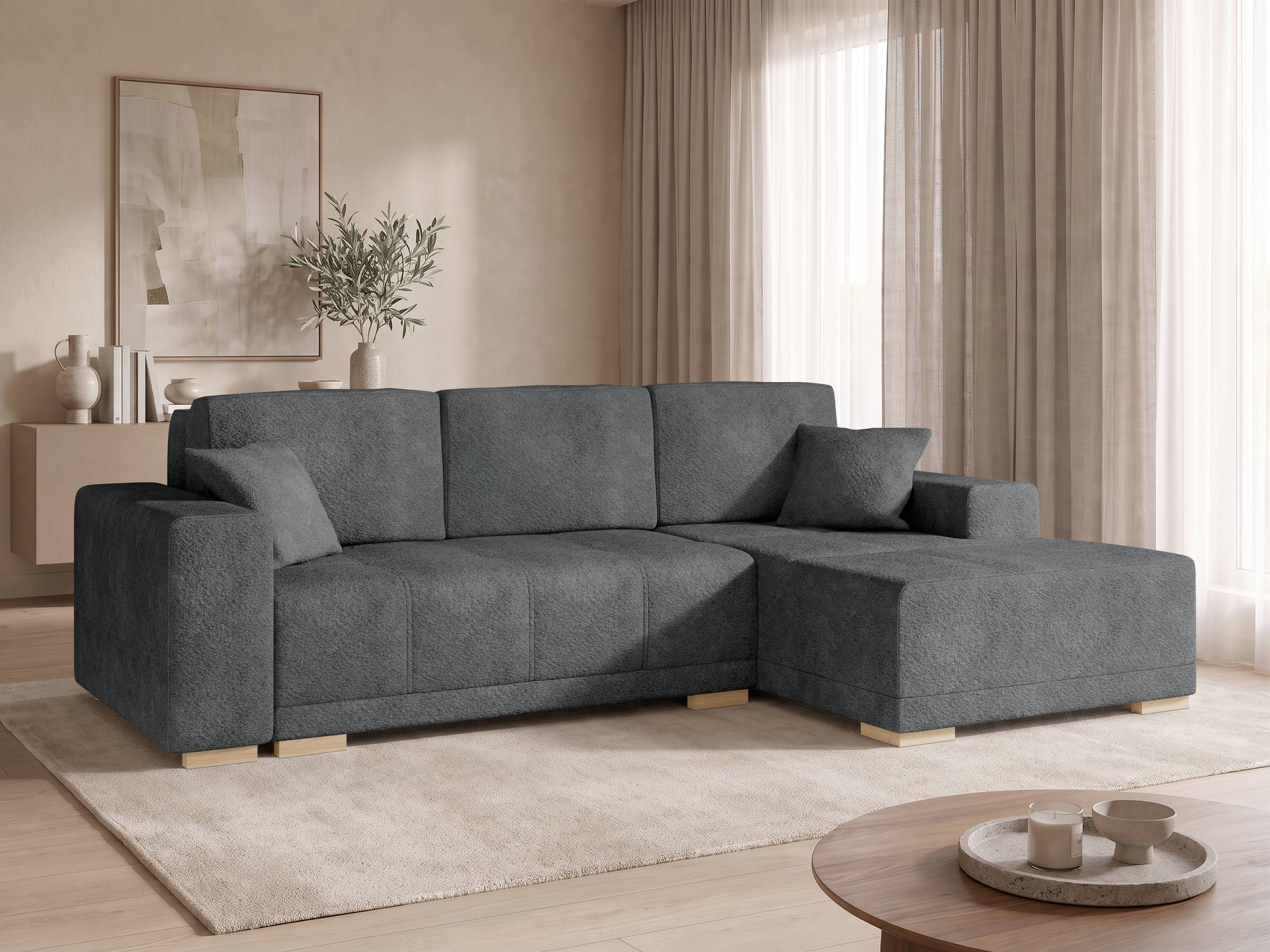 Hjørnesofa Columbus 268 (Coral 80)