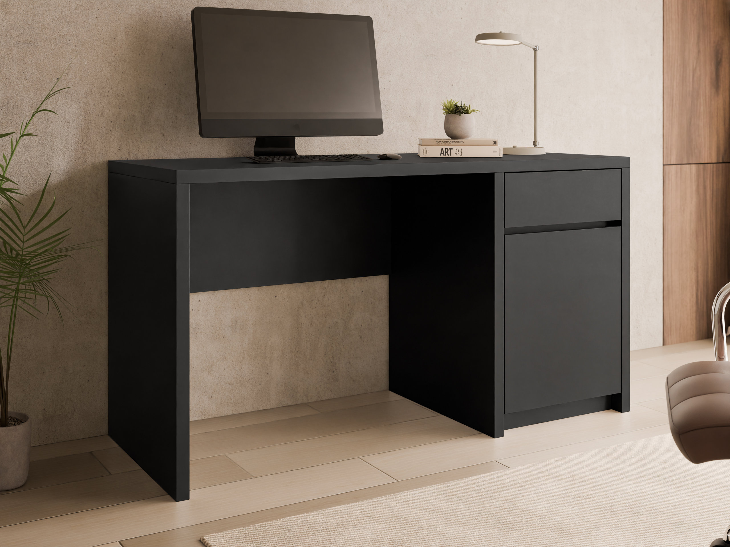 Skrivebord Lectio (Sort)