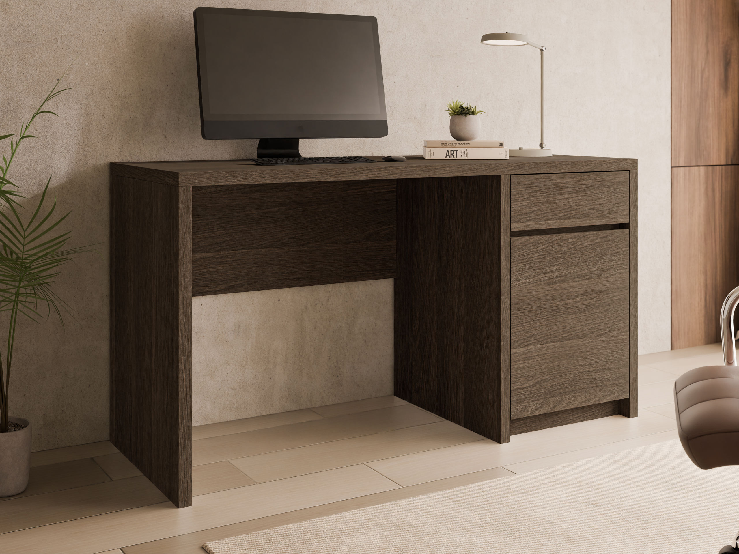Skrivebord Providence 204 (Mørk eg)