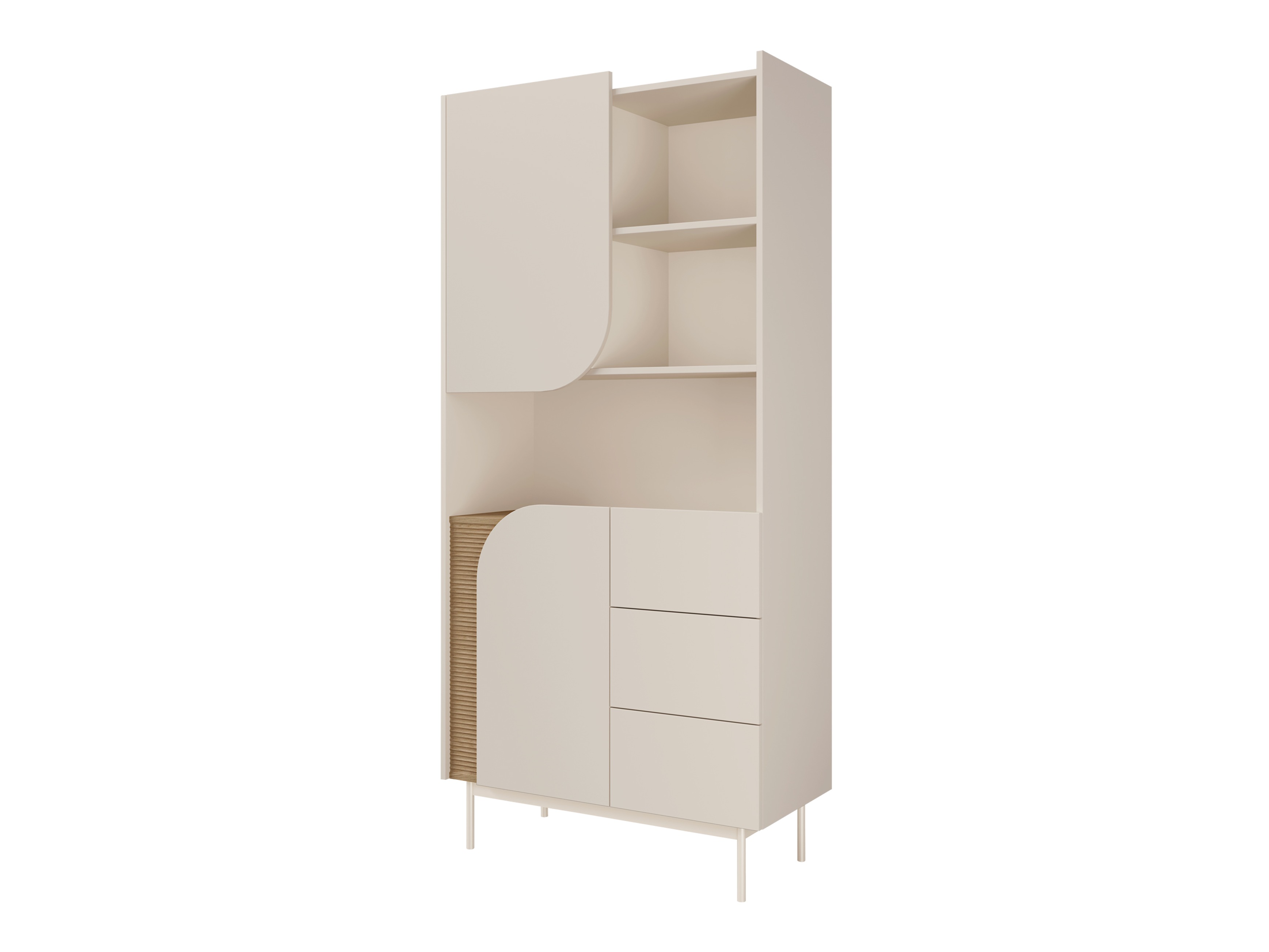 Reol Dunsonu 101 (Beige + Egetræ)
