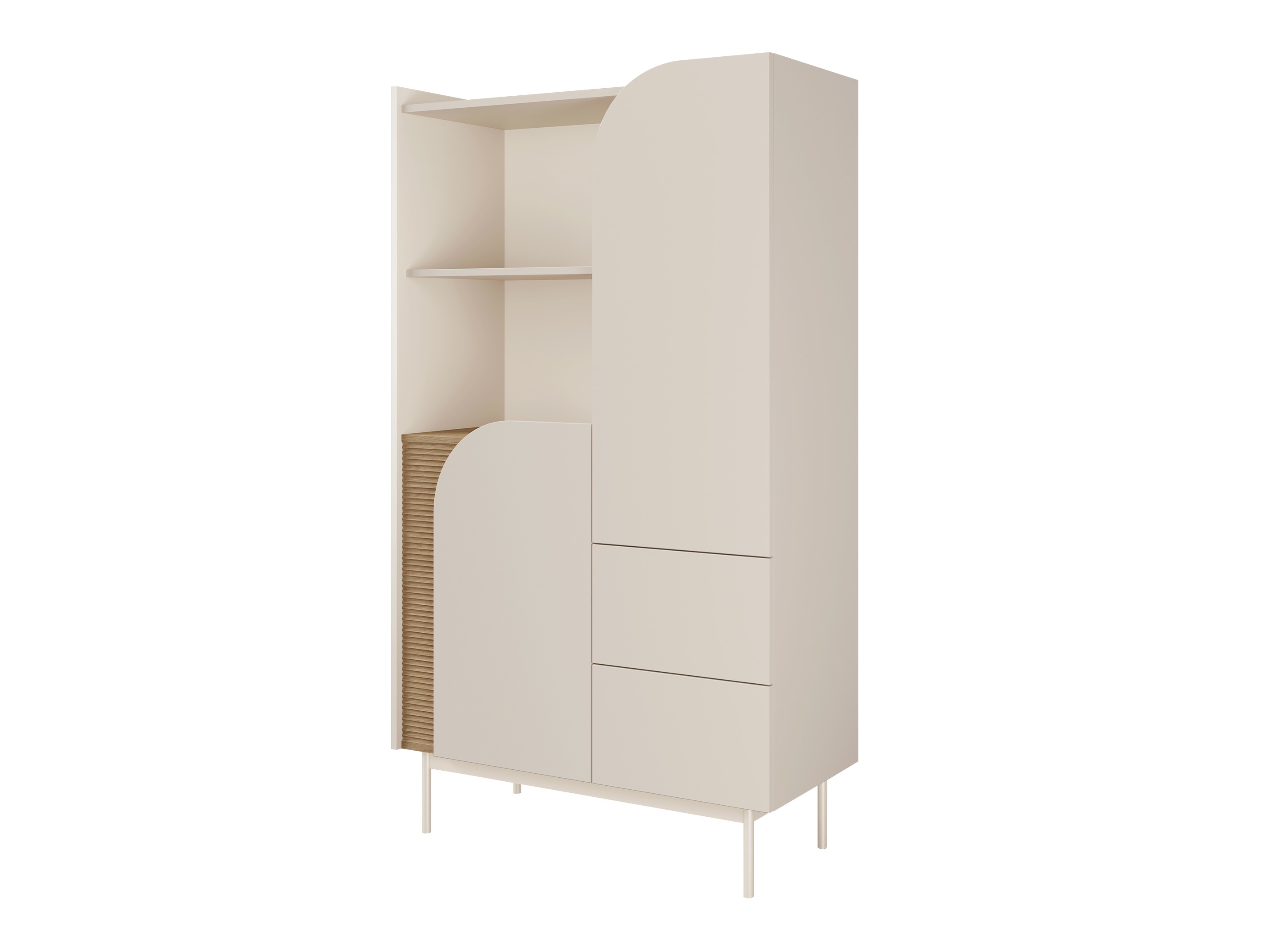 Reol Dunsonu 103 (Beige + Egetræ)